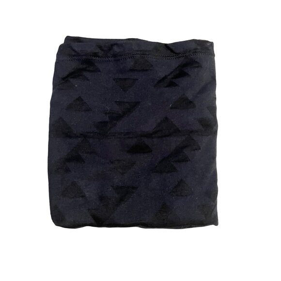 Miken Swim Black Sheer Geometric Cover-Up Dress Mini Medium Sleeveless Racer - Picture 14 of 14